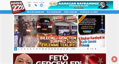 Desktop Screenshot of haber228.com